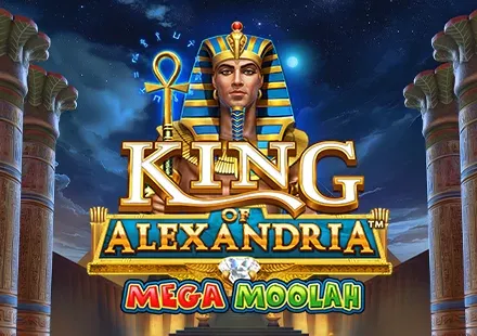 King of Alexandria Mega Moolah™ game cover